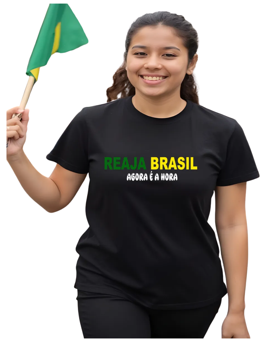 Blusa Camisa Camiseta Reaja Brasil Manifestação Bolsonaro